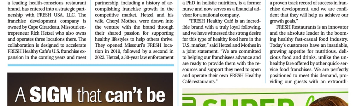 FRESH Healthy Café set to expand franchising