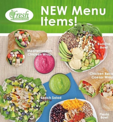 Fresh Restaurant – New Menu Items