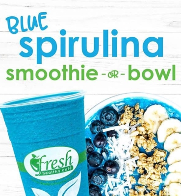 Fresh Restaurant – Blue Spirulina Smoothie or Bowl
